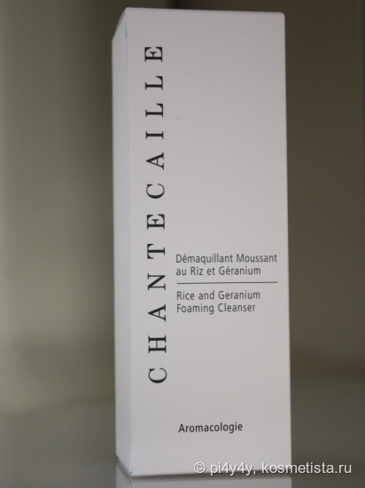 Очищение кожи с Chantecaille Rice and Geranium Foaming Cleanser