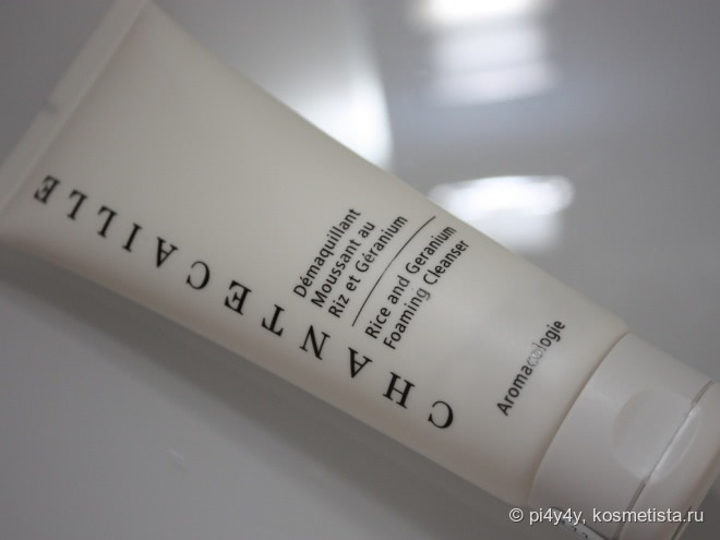 Очищение кожи с Chantecaille Rice and Geranium Foaming Cleanser