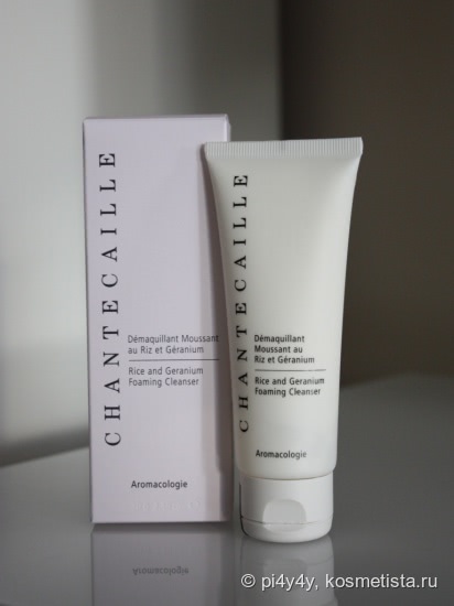 Очищение кожи с Chantecaille Rice and Geranium Foaming Cleanser