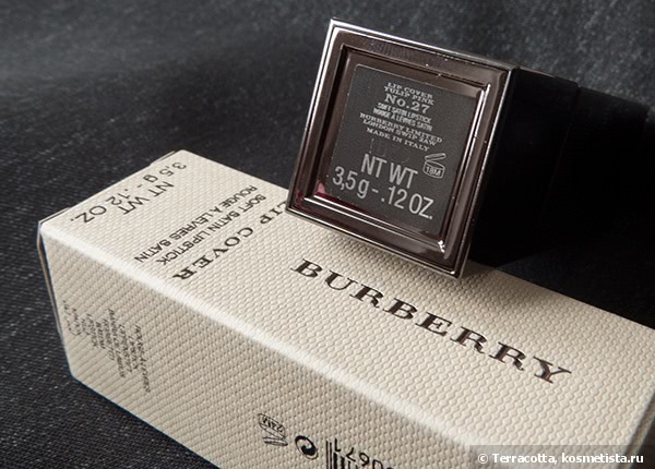 Burberry Lip Cover Soft Satin Lipstick №27 Tulip Pink