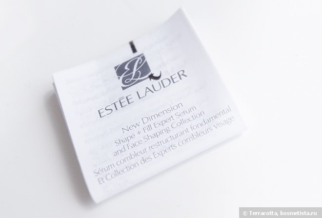 Новинка Estee Lauder New Dimension Shape + Fill Expert Serum