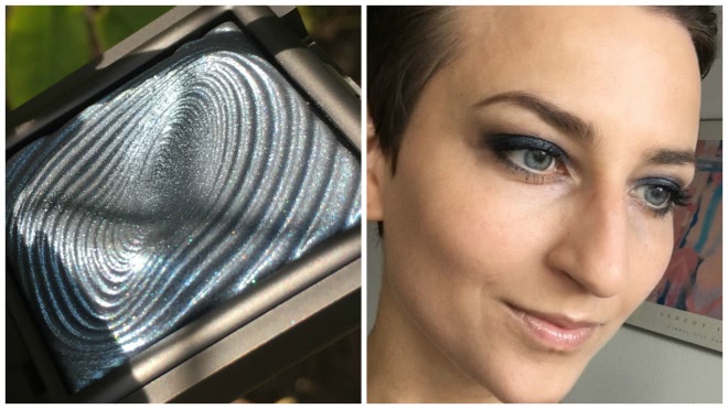 Kiko Make Up Milano Long-Lasting Wet&Dry Use Eyeshadow #215 Midnight Blue