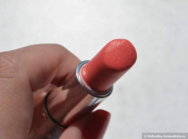 Мой первый коралл Givenchy Rouge Interdit Shine № 11 coral shine