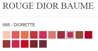 Новинка осени Dior - Rouge Dior Baume Natural Lip Treatment Couture Colour No.688 Diorette