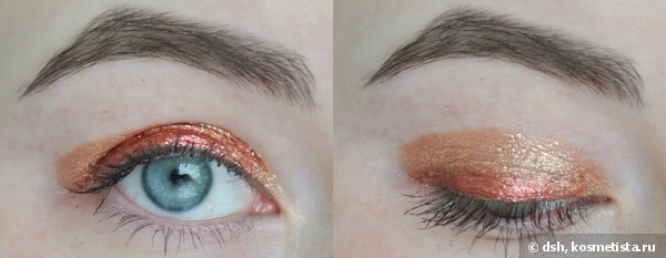 RiRe Pigment Eyeshadow 01 Snow White, 03 Peach Peach, 05 Wine Burgundy: снежно-серебристый, персиково-золотой и винный
