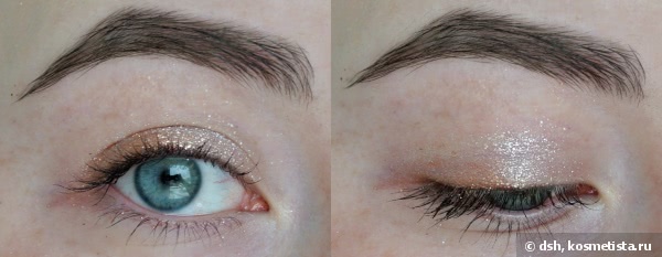 RiRe Pigment Eyeshadow 01 Snow White, 03 Peach Peach, 05 Wine Burgundy: снежно-серебристый, персиково-золотой и винный