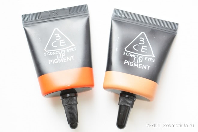 3 Concept Eyes Lip Pigment в оттенках Issue и Mink Beige