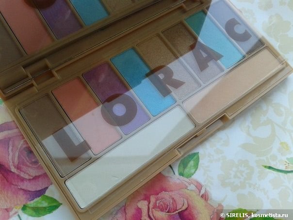 Летняя палетка теней Lorac summer GLO Eye shadow Palette
