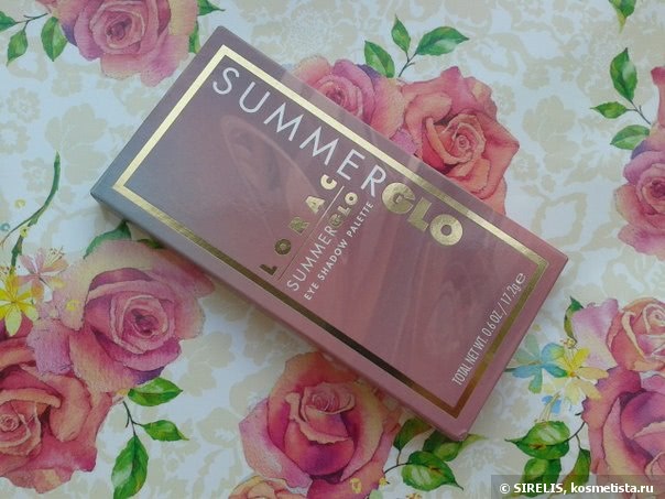 Летняя палетка теней Lorac summer GLO Eye shadow Palette