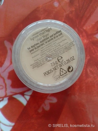 Консилер timeBalm® theBalm Concealer Anticernes Lighter Then Light