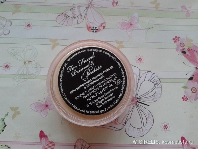Матовая и гладкая кожа с пудрой Primed & Poreless Powder Too Faced