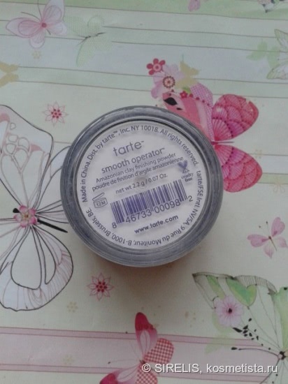 Пудра Tarte smooth operator Amazonian clay finishing powder