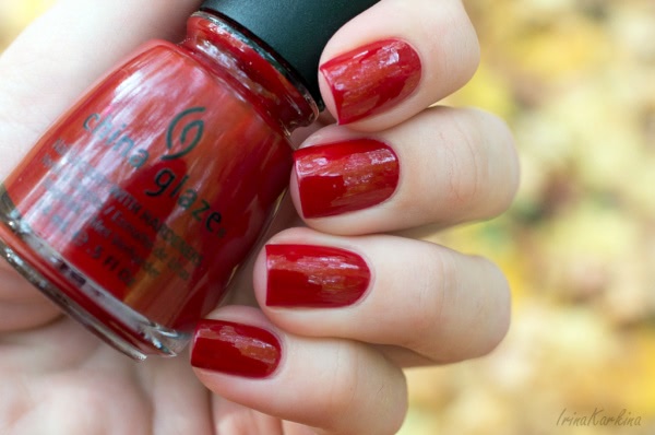 China Glaze - Masai Red