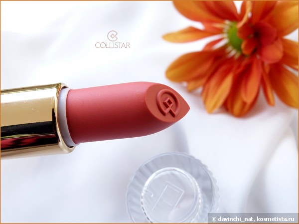 Осенний поцелуй с помадой Collistar Icon Lipstick Gold #5 Fior Di Pesco