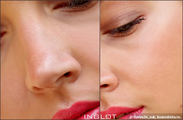 Попытка number one с хайлайтером Inglot AMC Multicolour System Highlighting Powder # 83