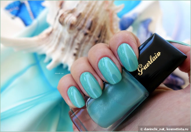 Послушаем, о чём поёт океан. Guerlain Colour Lacquer Long Lasting Nail Colour and Shine #700, Blue Ocean