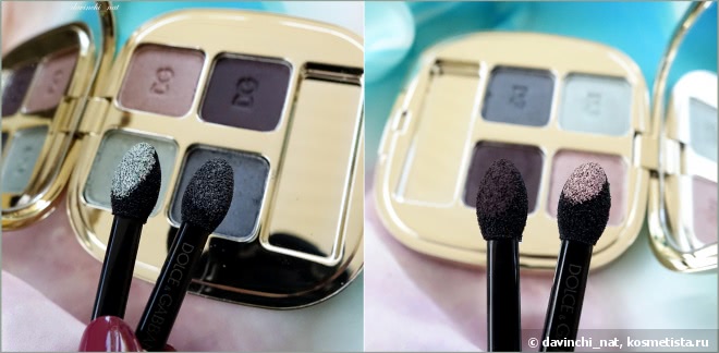Охлажденный мятный коктейль. Dolce&Gabbana The Eyeshadow Smooth Eye Colour Quad #155 Fabulous
