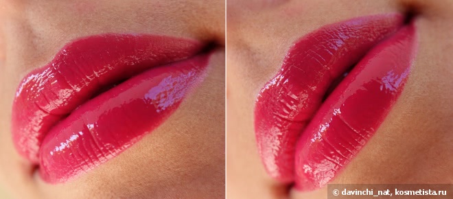 Розовая фуксия Yves Saint Laurent Rouge Volupte Shine Luscious Texture Aqua Shine Effect #28 Rose Intime