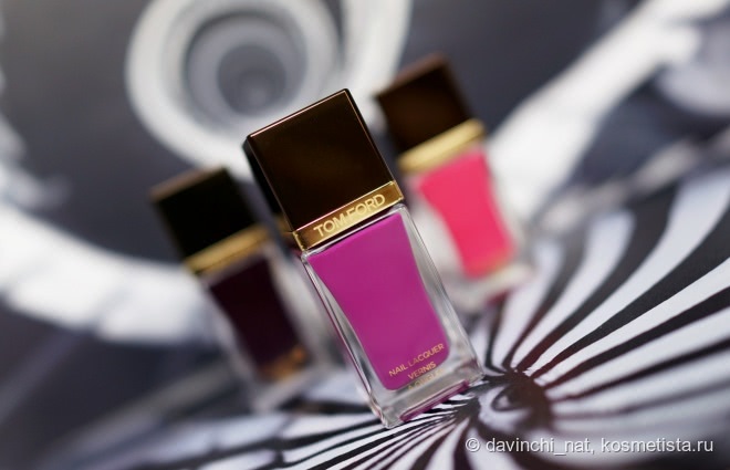 Tom Ford Nail Lacquer 06 Indian Pink, 08 African Violet, 10 Viper
