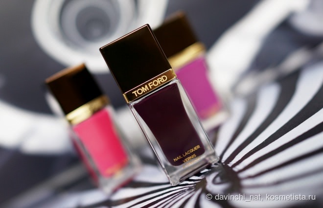 Tom Ford Nail Lacquer 06 Indian Pink, 08 African Violet, 10 Viper