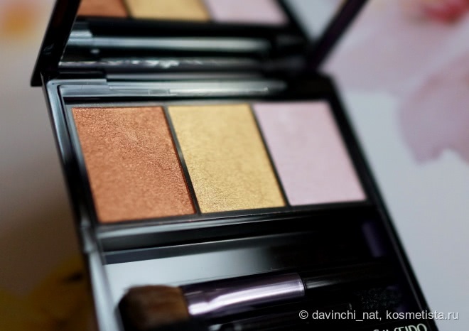 Особый подход. Особое настроение. Shiseido Luminizing Satin Eye Color Trio BR 214 Into the Woods