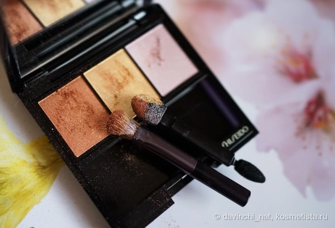 Особый подход. Особое настроение. Shiseido Luminizing Satin Eye Color Trio BR 214 Into the Woods