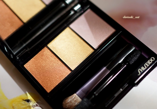 Особый подход. Особое настроение. Shiseido Luminizing Satin Eye Color Trio BR 214 Into the Woods
