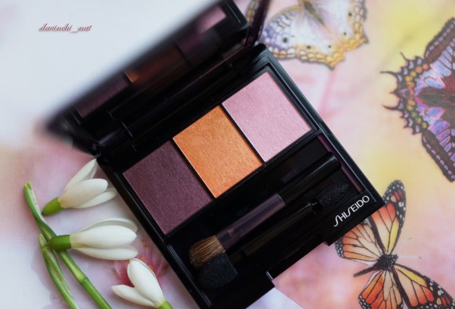Бабочки в моей голове. Shiseido Luminizing Satin Eye Color Trio OR 316 Floracouture