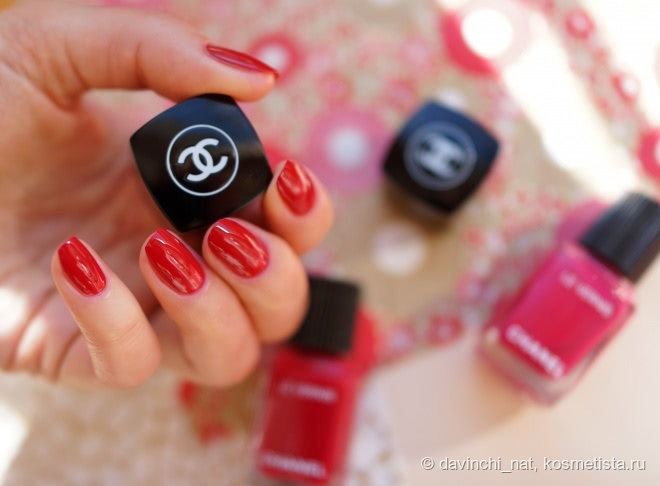 Chanel Le Vernis Longwear Nail Colour #508 Shantung, #506 Camelia