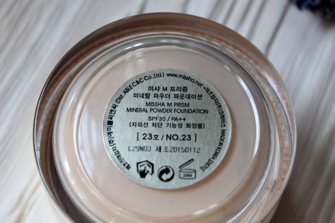 Missha M Prism mineral powder foundation SPF 30/PA++