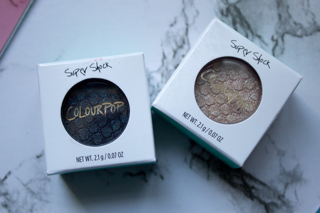 ColourPop Super Shock Shadows: Bae и Sailor