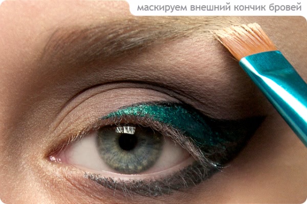 Как на бровях сделать стрелки Как на бровях сделать стрелки