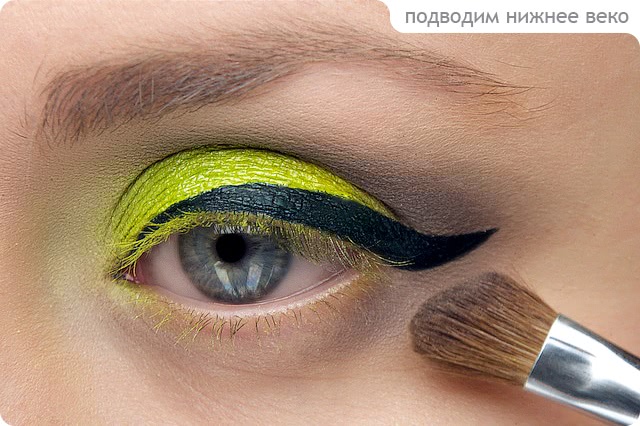 Tutorial. Lime & Winged Eyeliner