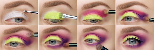 Tutorial. Tropical Makeup