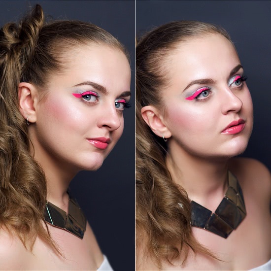 Tutorial. Silver & Neon Pink Eyeliner