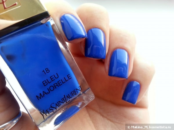 Yves Saint Laurent La Laque Couture 18 Bleu Majorelle