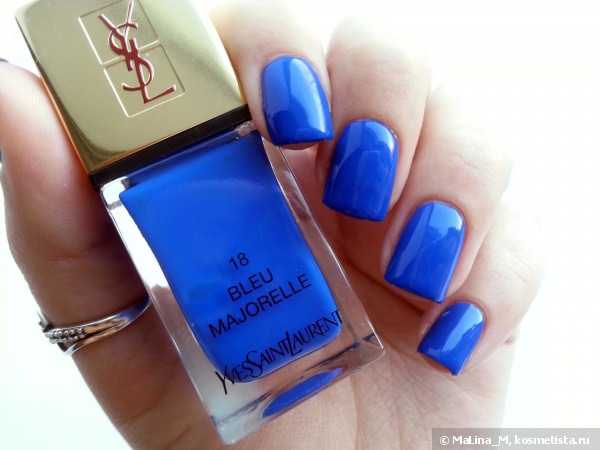 Yves Saint Laurent La Laque Couture 18 Bleu Majorelle
