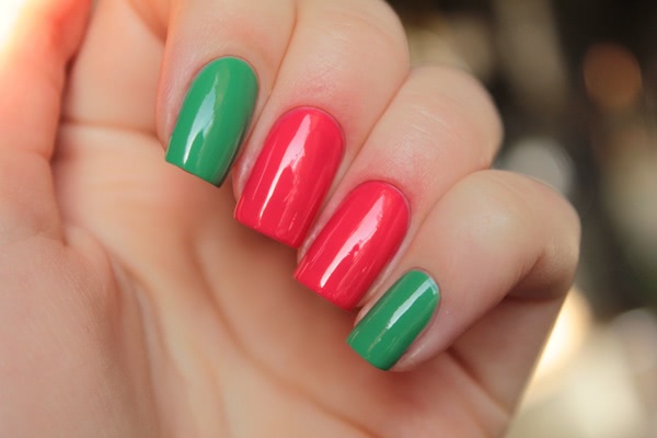 Revlon Parfumerie Scented Nail Enamel 015 Ginger Melon & 075 Lime Basil