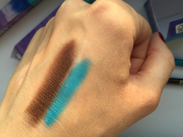 Тени не исчезают в полдень. Kiko make up Milano Colour Shock long lasting eyeshadow # 101 punk baby pink, Kiko make up Milano Skinny fit kajal # 03, Kiko make up Milano Skinny fit kajal # 05