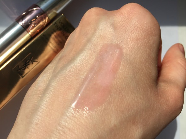 Yves Saint Laurent Volupte Tint-in-Oil Nourishing Lip Oil Colour Enhancer # 4 I Rose You и Giorgio Armani Eye Tint # 9 Cold Copper