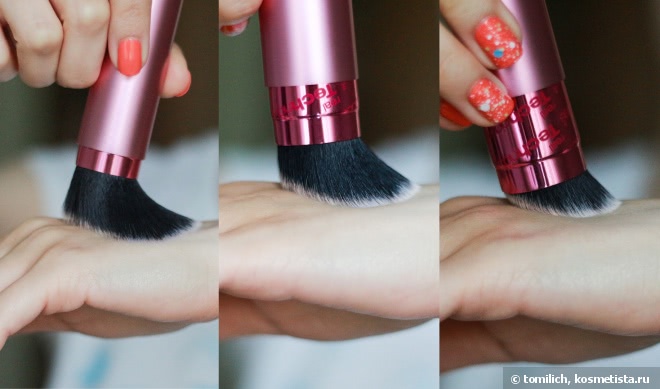Real Techniques - Retractable Kabuki Brush + небольшой лайфхак для кистей