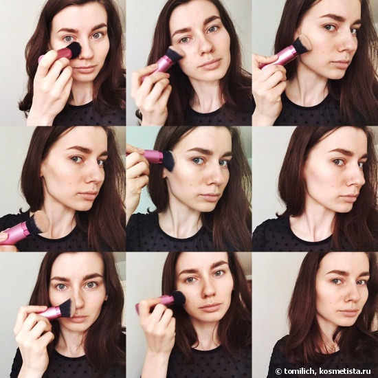Real Techniques - Retractable Kabuki Brush + небольшой лайфхак для кистей