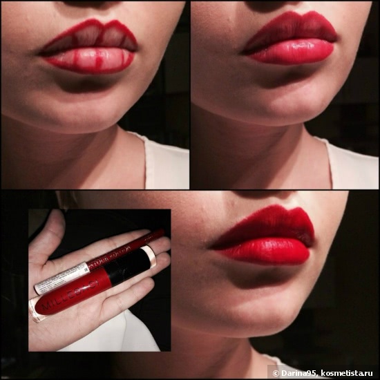 Та самая идеальная красная помада Nouba Millebaci Long Lasting Lip Color №7