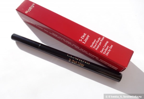 Жидкая подводка для глаз Clarins 3-Dot Liner Easy Lining Dot by Dot в оттенке Black