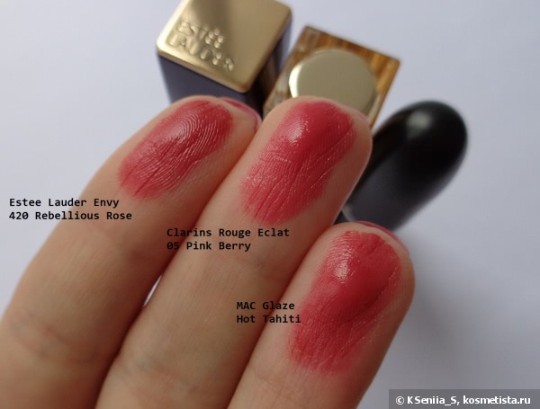 Clarins Rouge Eclat Satin Finish Age-Defying Lipstick # 05 Pink Berry
