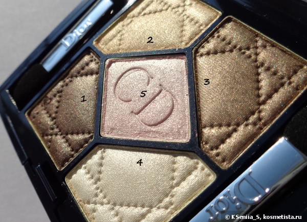 Dior 5 Couleurs Iridescent 5-Colour Iridescent Eyeshadow #609 Earth Reflection