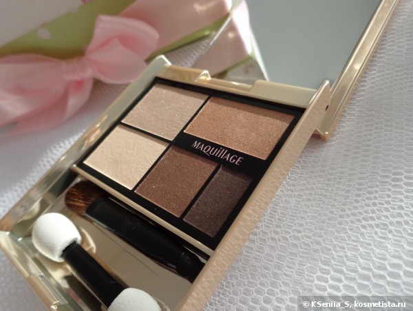 Услада для глаз. Палетка теней Shiseido Maquillage True Eye Shadow BR722