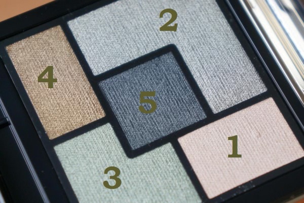 Yves Saint Laurent Couture Palette 5 couleurs eyeshadow prêt-a-porter в оттенке 8 Avant-Garde