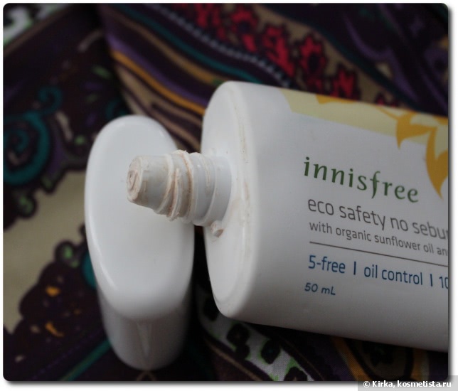 Последнее лето с Innisfree Eco safety no sebum sunblock Spf 35 PA+++