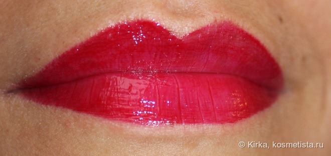 Красный амарант: Sephora Long-Lasting Vinyl Lip Lacquer, оттенок Red